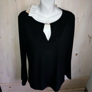 Michael Kors Black Beautiful Blouse NWT